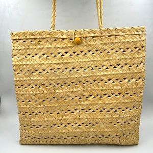 Straw Tote Bag